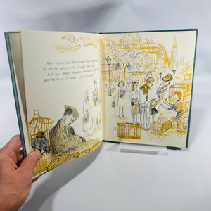 Vintage Children’s Picture Book Rosalie The Bird Market Turtle Winifred and Cecil Lubell Hardcover 1962