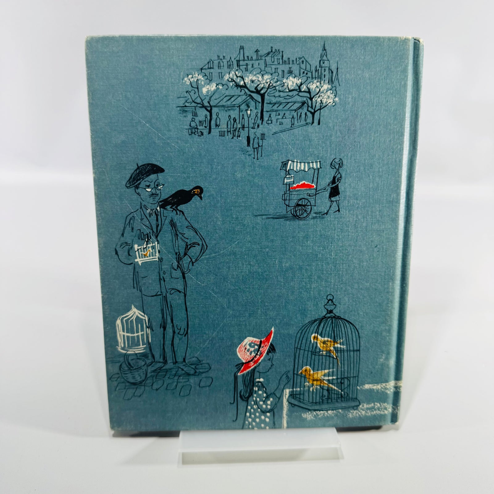 Vintage Children’s Picture Book Rosalie The Bird Market Turtle Winifred and Cecil Lubell Hardcover 1962