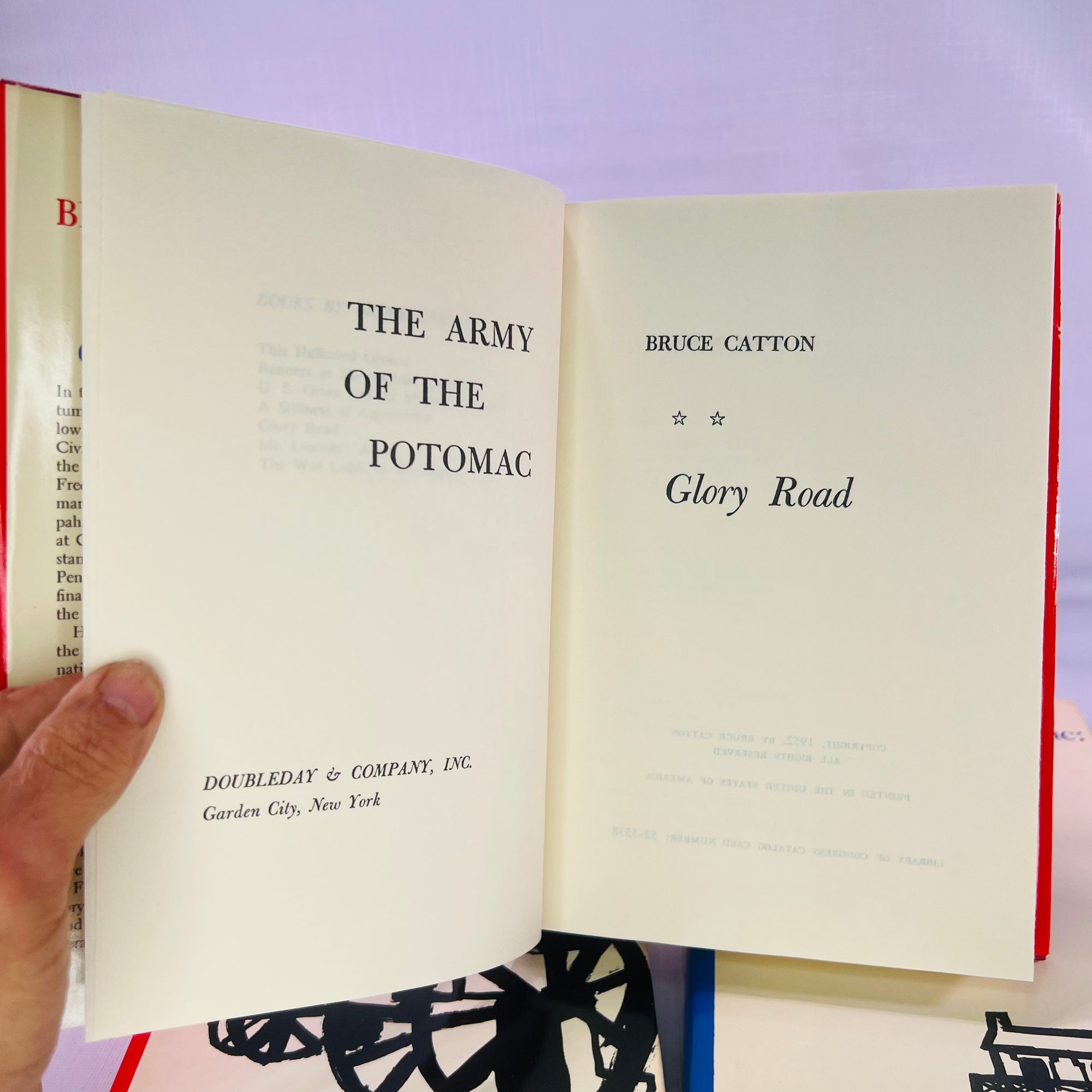 The Army of the Potomac: Three Volume Set by Bruce Catton Doubleday & Co.