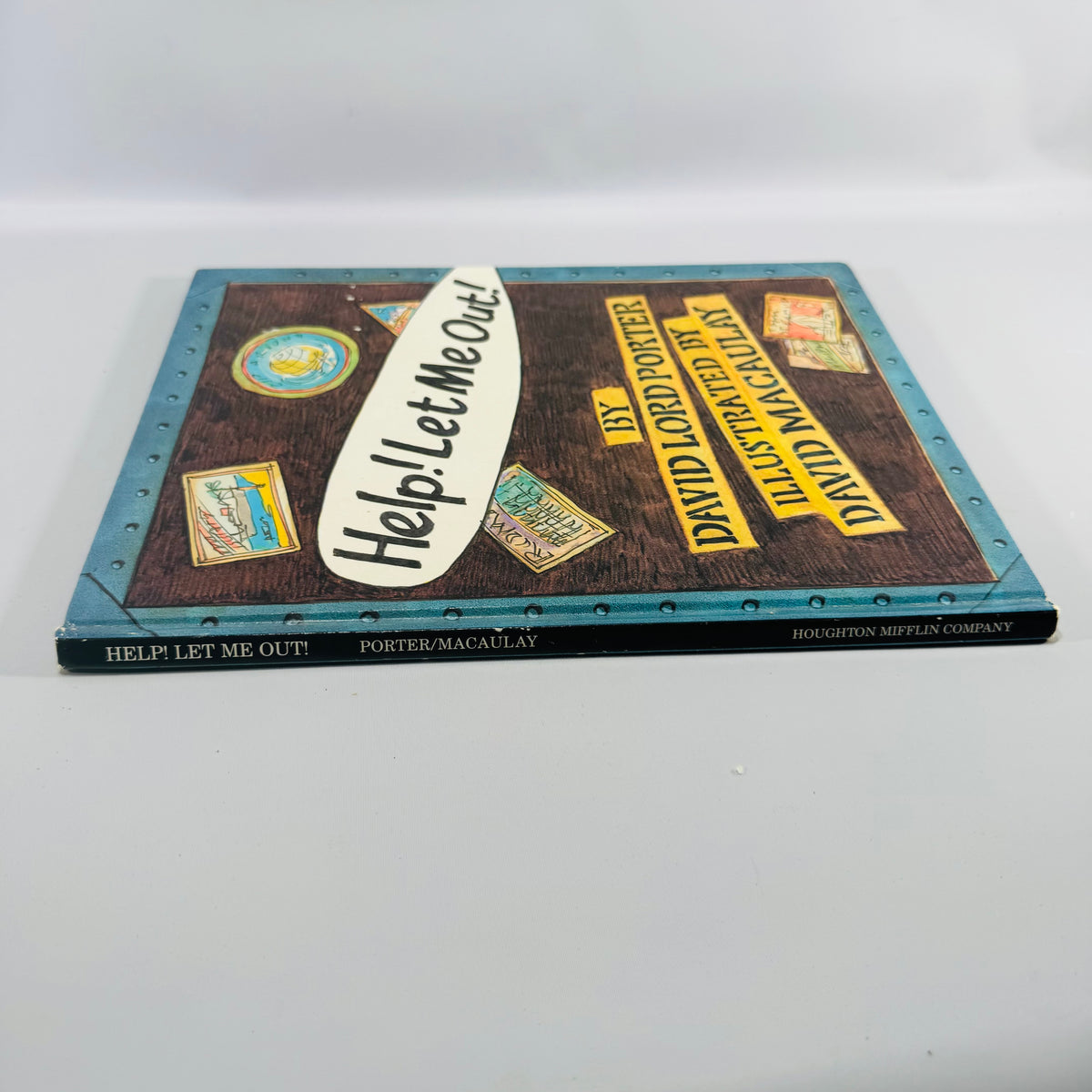 Vintage David Macaulay Picture Book Help! Let Me Out! David Lord Porter Hardcover 1982