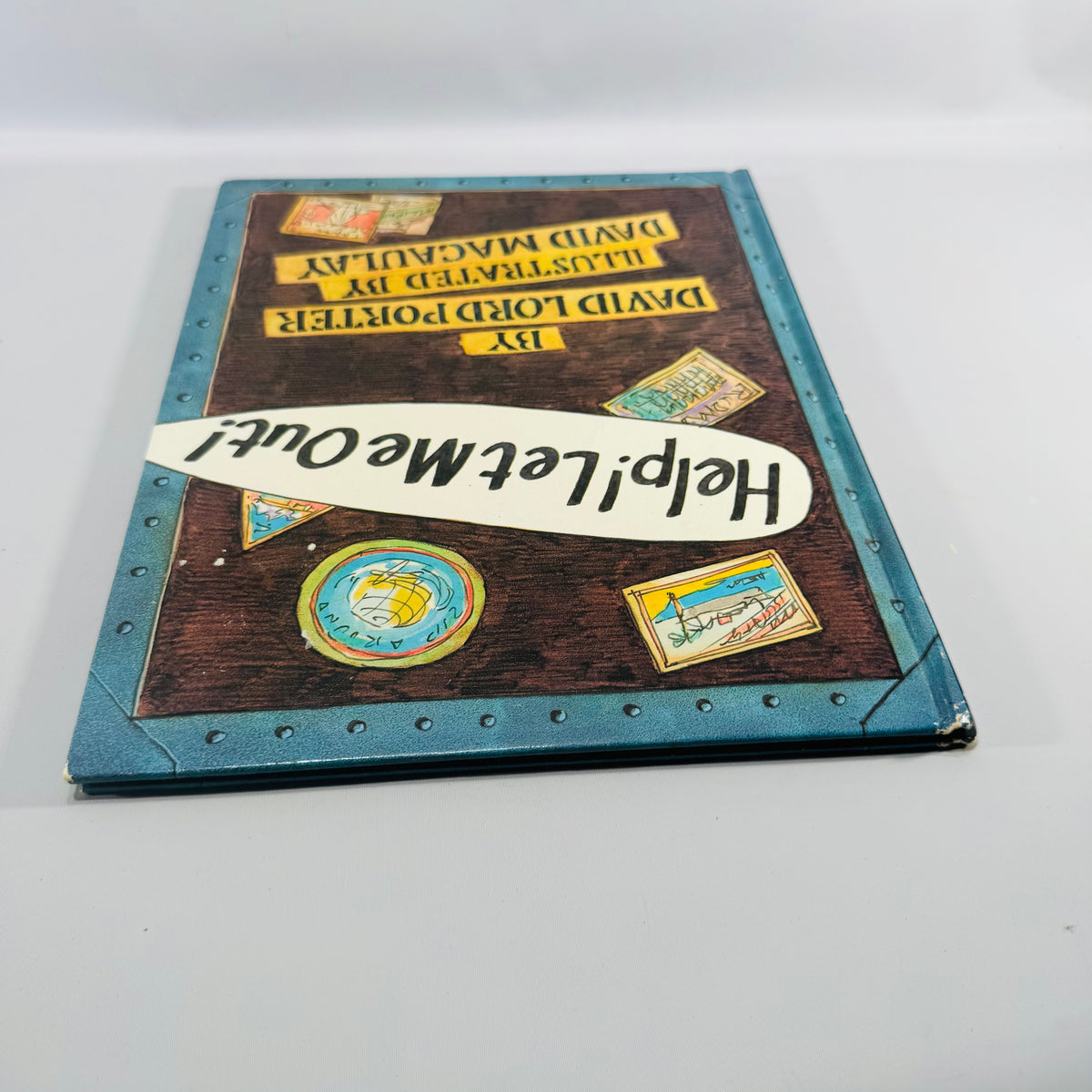 Vintage David Macaulay Picture Book Help! Let Me Out! David Lord Porter Hardcover 1982