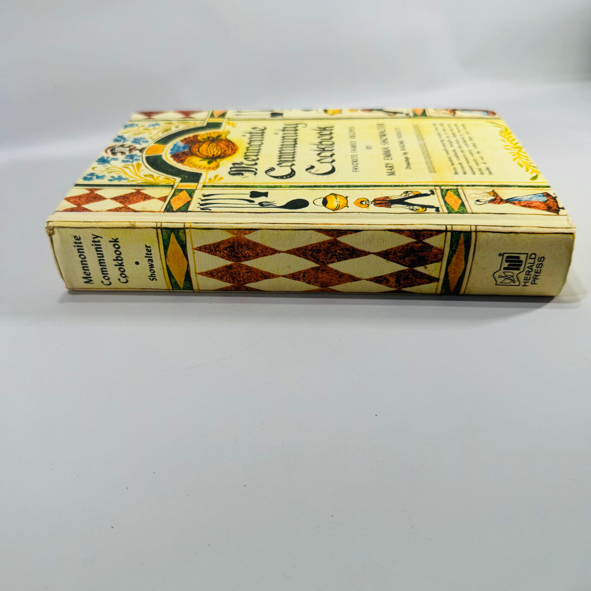Mennonite Community Cookbook Mary Emma Showalter Hardcover 1988 Vintage Recipe Book