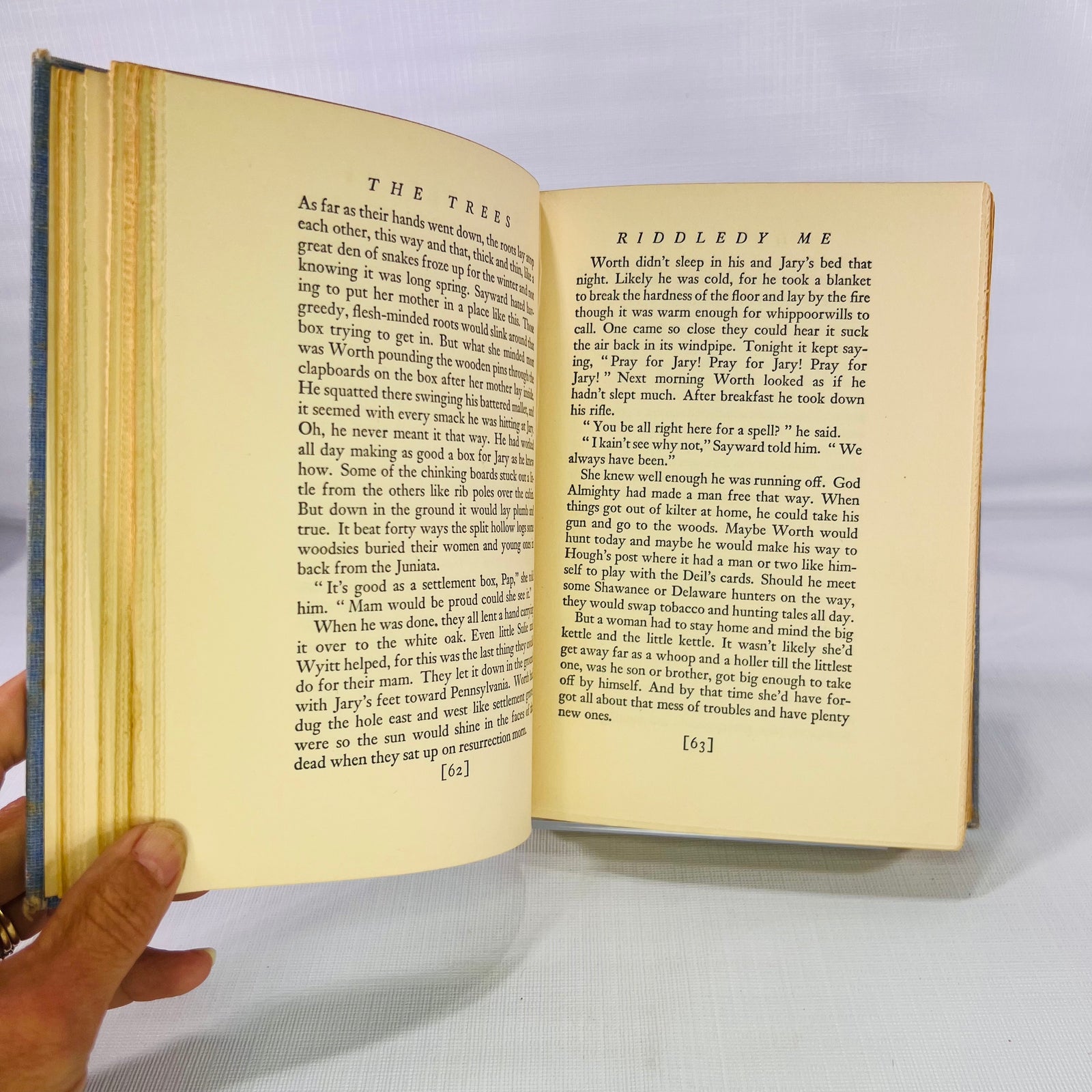 The Trees by Conrad Ritcher 1940 Alfred A Knopf