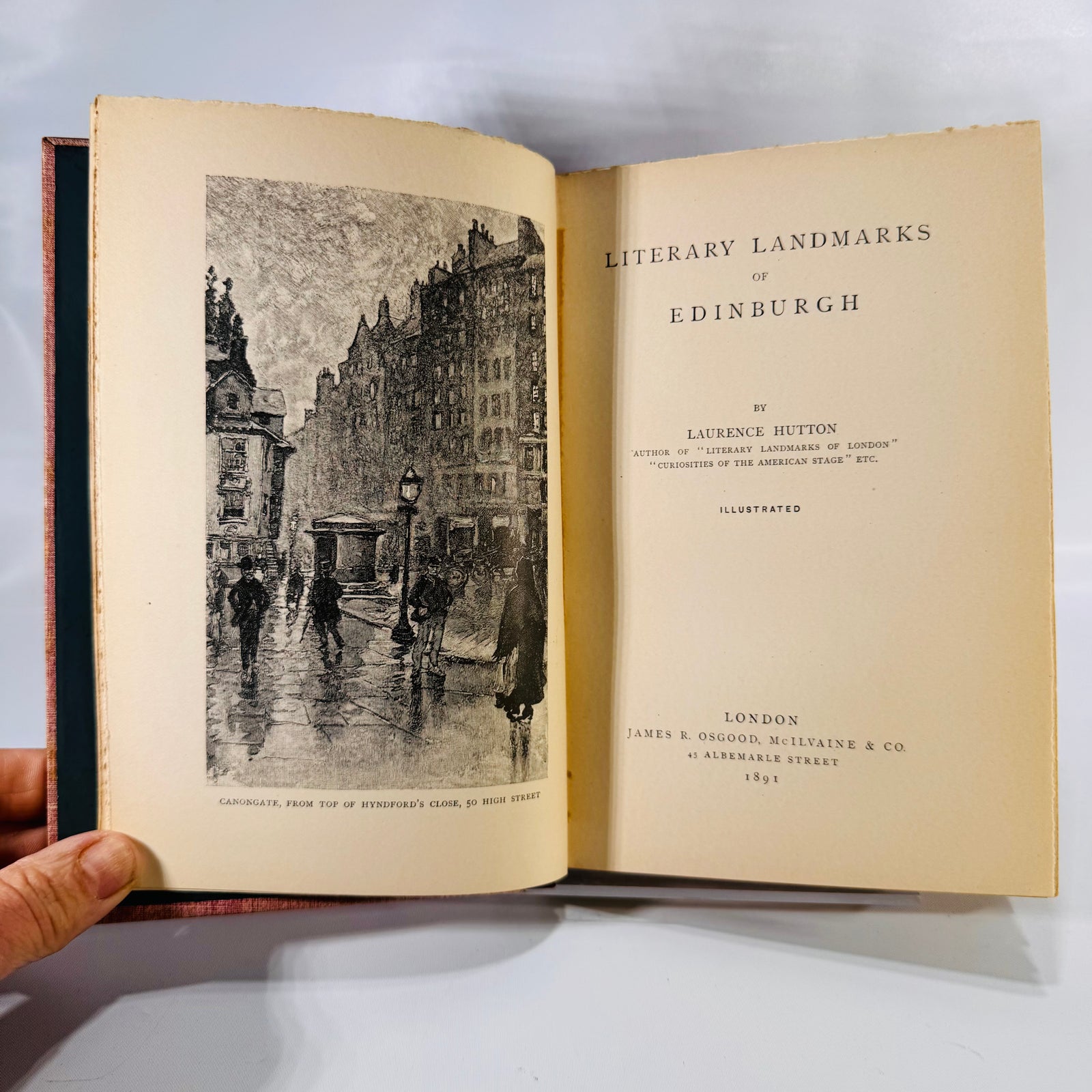 Literary Landmarks of Edinburgh by Laurence Hutton (1891) – A Tour Through Scotland’s Literary Heritage