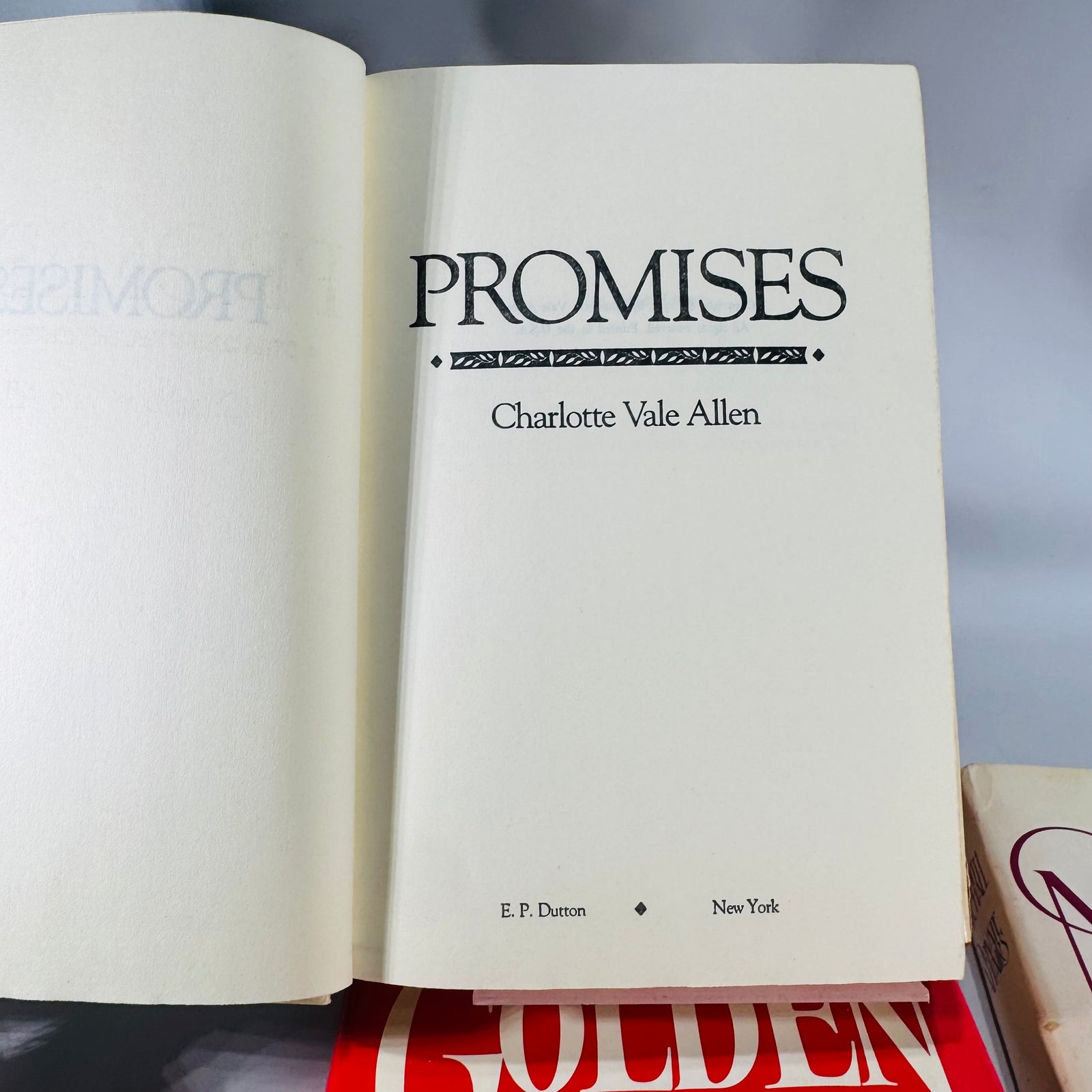 Vintage Four Book Bundle — Domestic Drama & Family Sagas (1980s) — Belva Plain, Charlotte Vale Allen, Judith Michael
