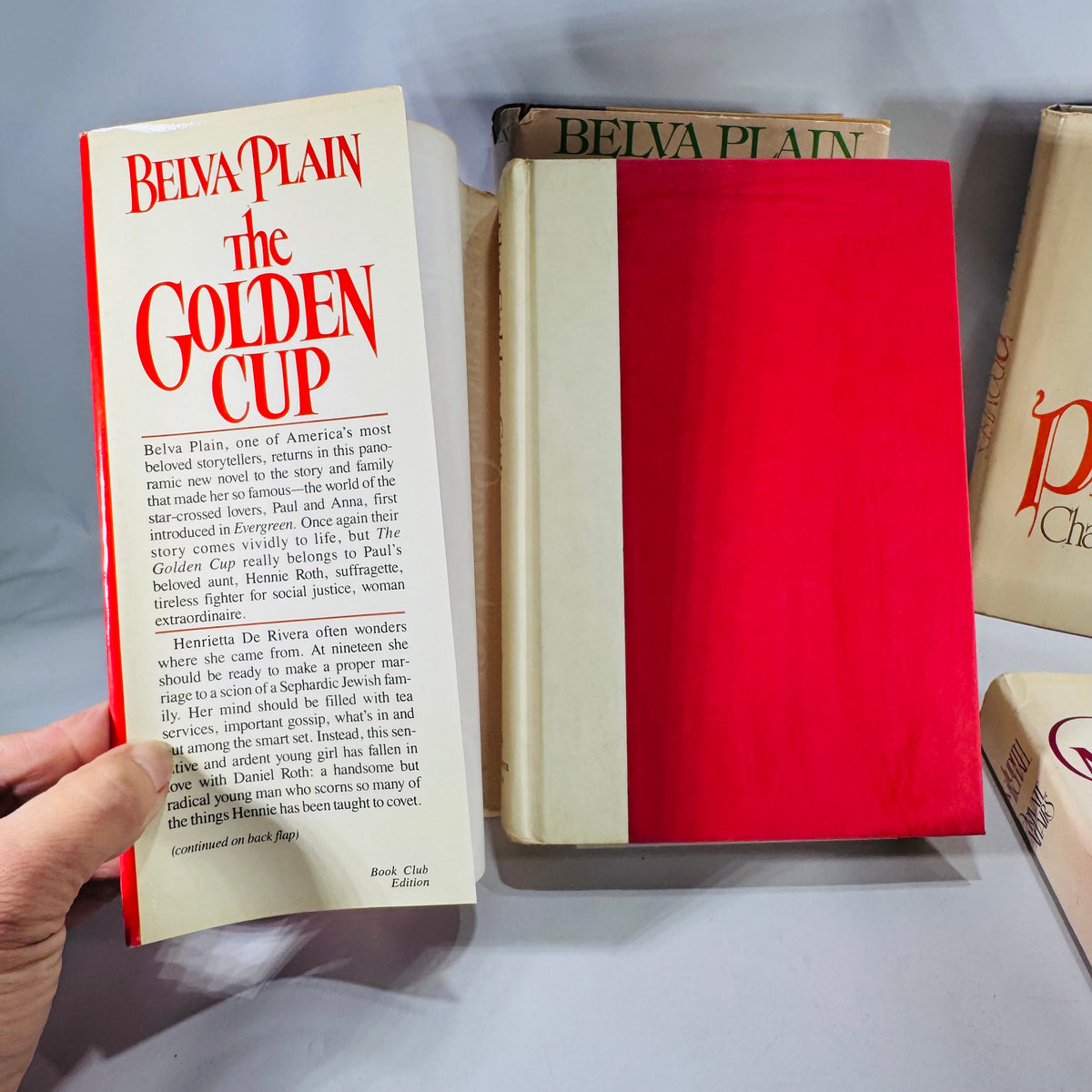 Vintage Four Book Bundle — Domestic Drama & Family Sagas (1980s) — Belva Plain, Charlotte Vale Allen, Judith Michael
