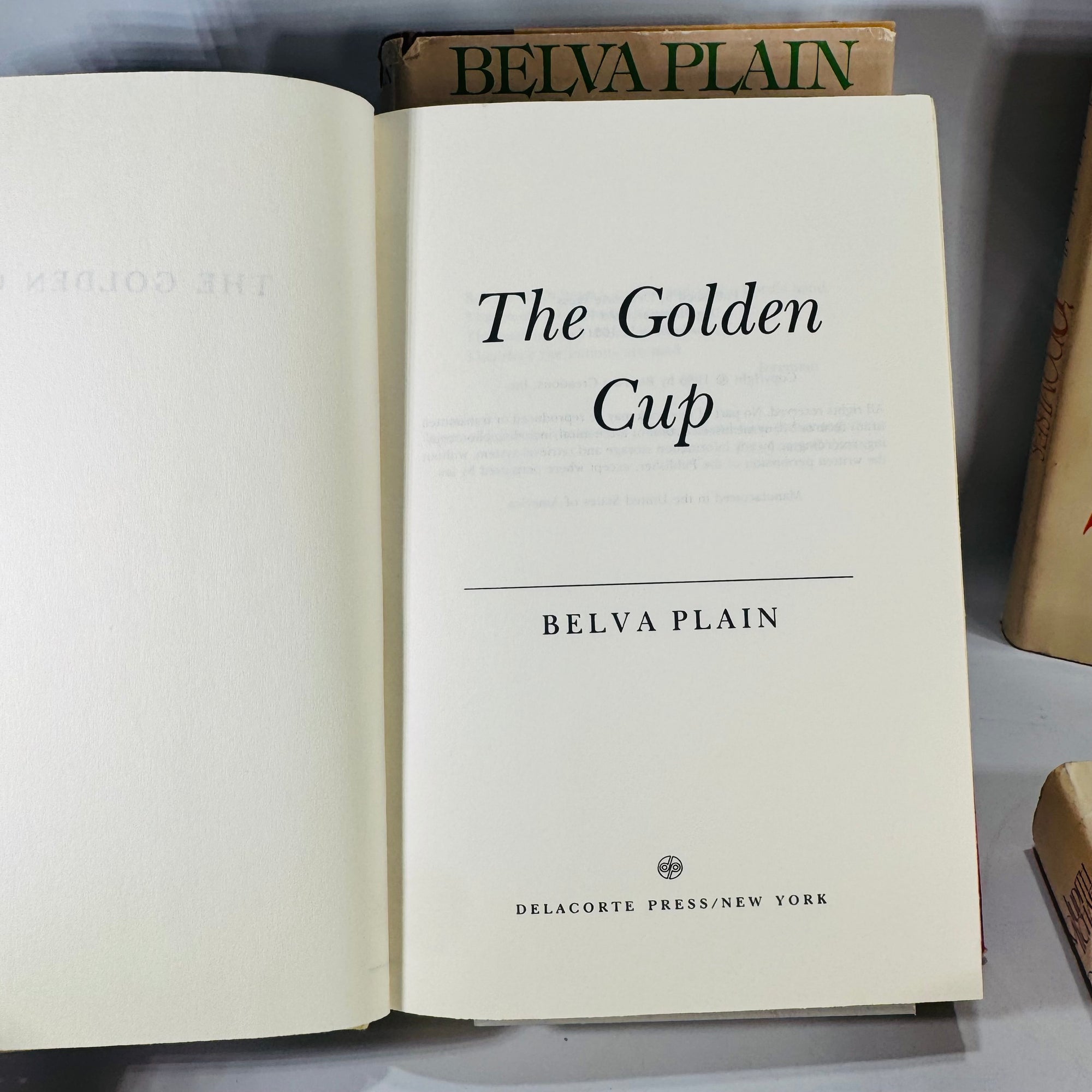 Vintage Four Book Bundle — Domestic Drama & Family Sagas (1980s) — Belva Plain, Charlotte Vale Allen, Judith Michael