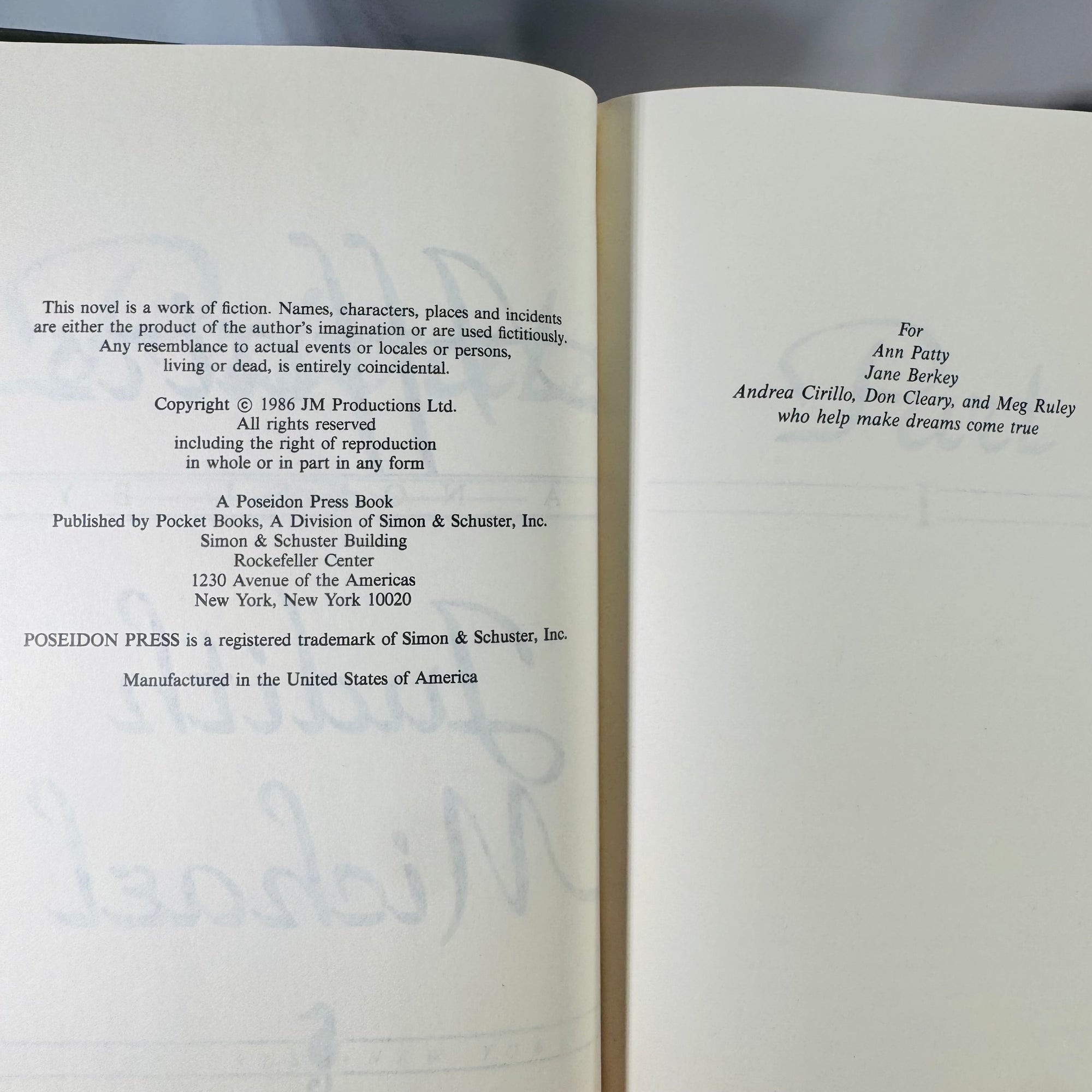 Vintage Four Book Bundle — Domestic Drama & Family Sagas (1980s) — Belva Plain, Charlotte Vale Allen, Judith Michael