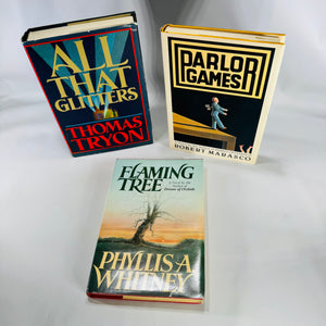 Vintage Suspense & Drama Book Bundle — Tryon, Marasco, Whitney 1980's Fiction