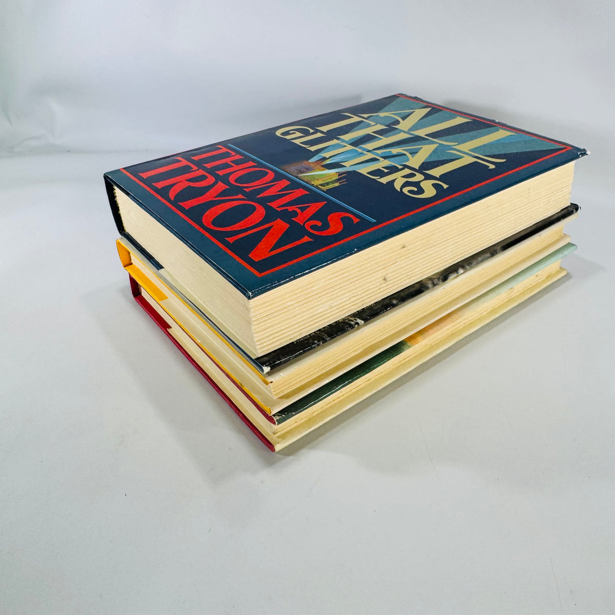 Vintage Suspense & Drama Book Bundle — Tryon, Marasco, Whitney 1980's Fiction