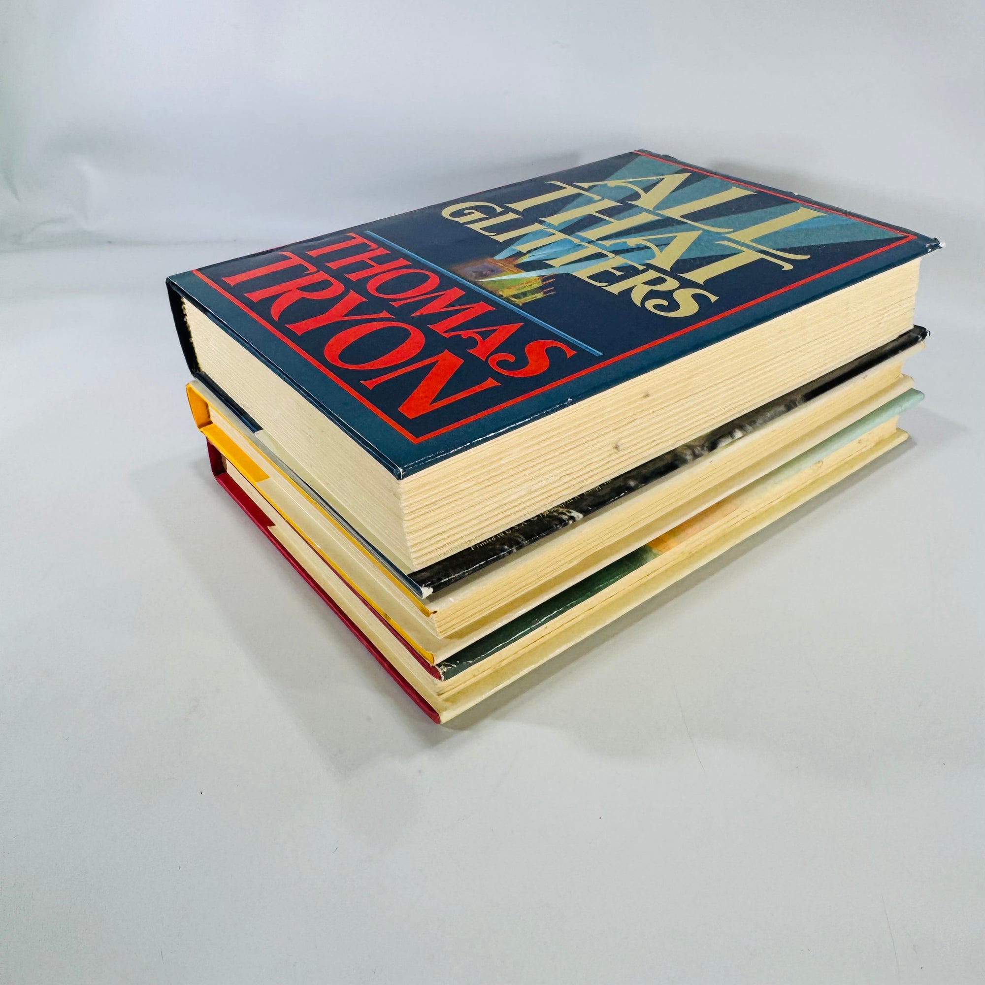 Vintage Suspense & Drama Book Bundle — Tryon, Marasco, Whitney 1980's Fiction