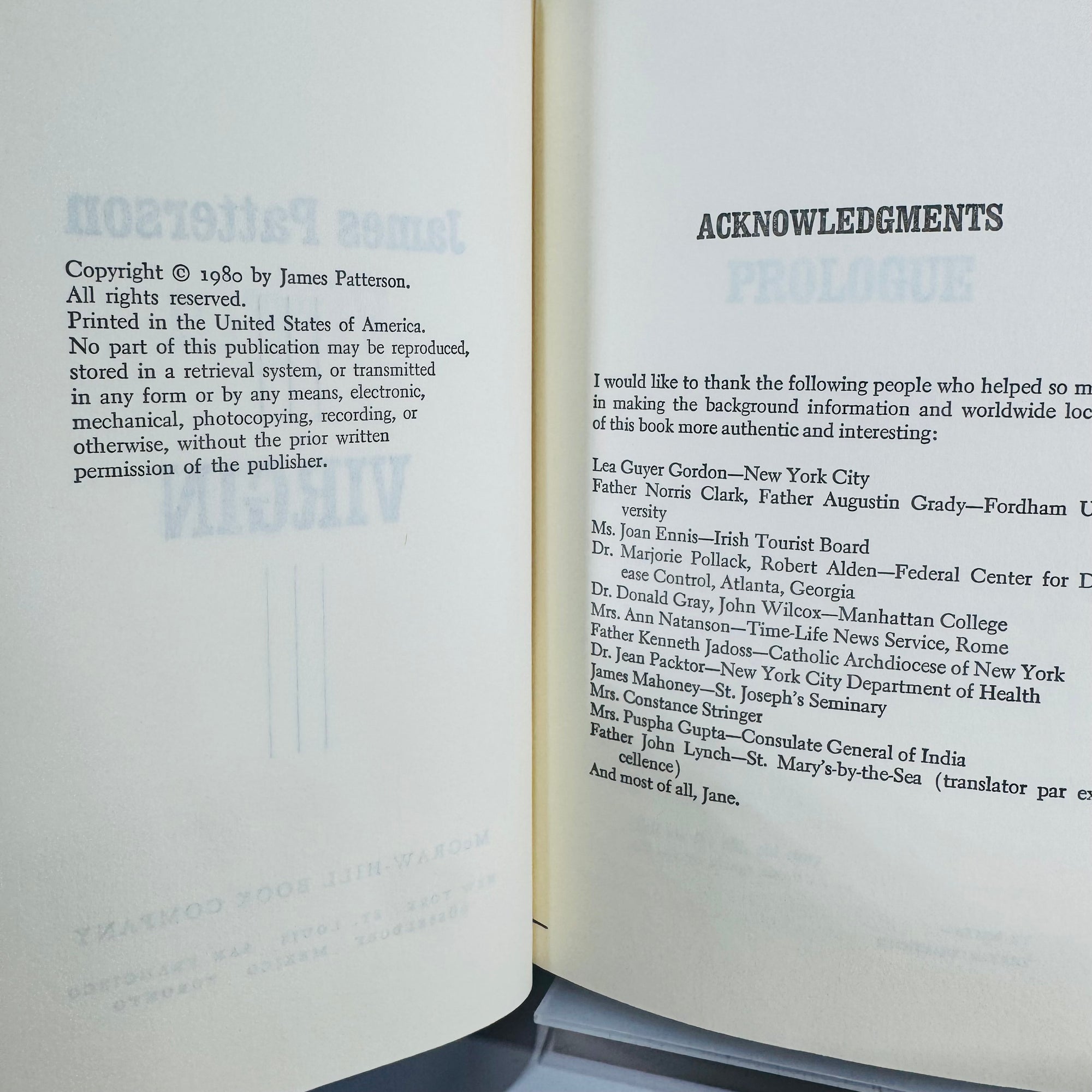 Vintage Suspense & Historical Fiction Bundle — Michener, Stewart, Patterson (3 HC, 1979–1980)