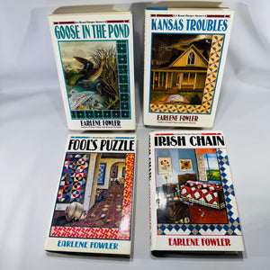 Benni Harper Cozy Mystery Set (1994–1997) — Earlene Fowler | 4 First Editions, Quilt-Themed, Cozy Mystery