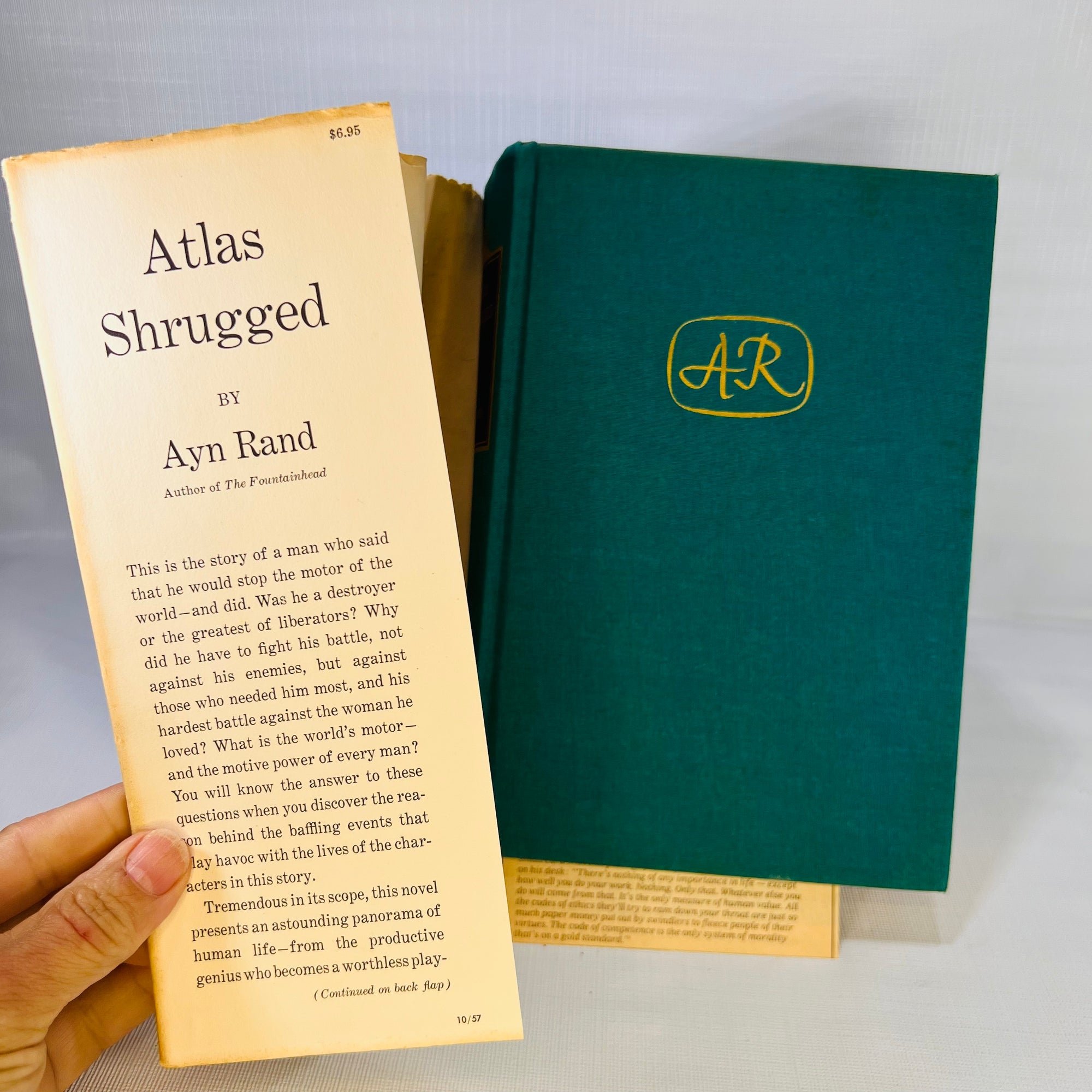 Atlas Shrugged a novel by Ayn Rand 1957 First Edition Random House Inc