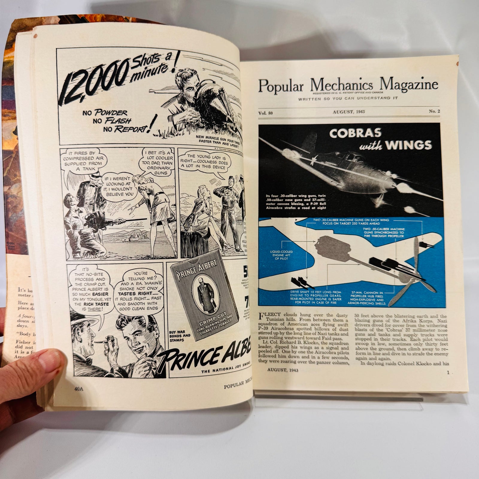 Vintage Military & Technology Magazines – Popular Mechanics (1943) & Army Information Digest (1961)