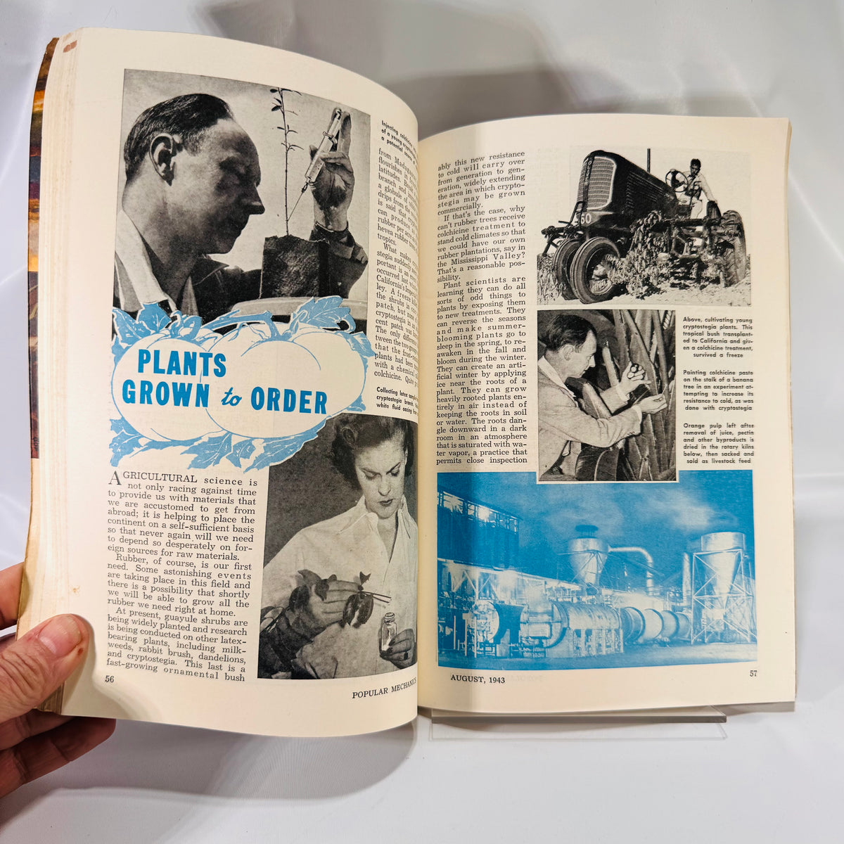 Vintage Military & Technology Magazines – Popular Mechanics (1943) & Army Information Digest (1961)