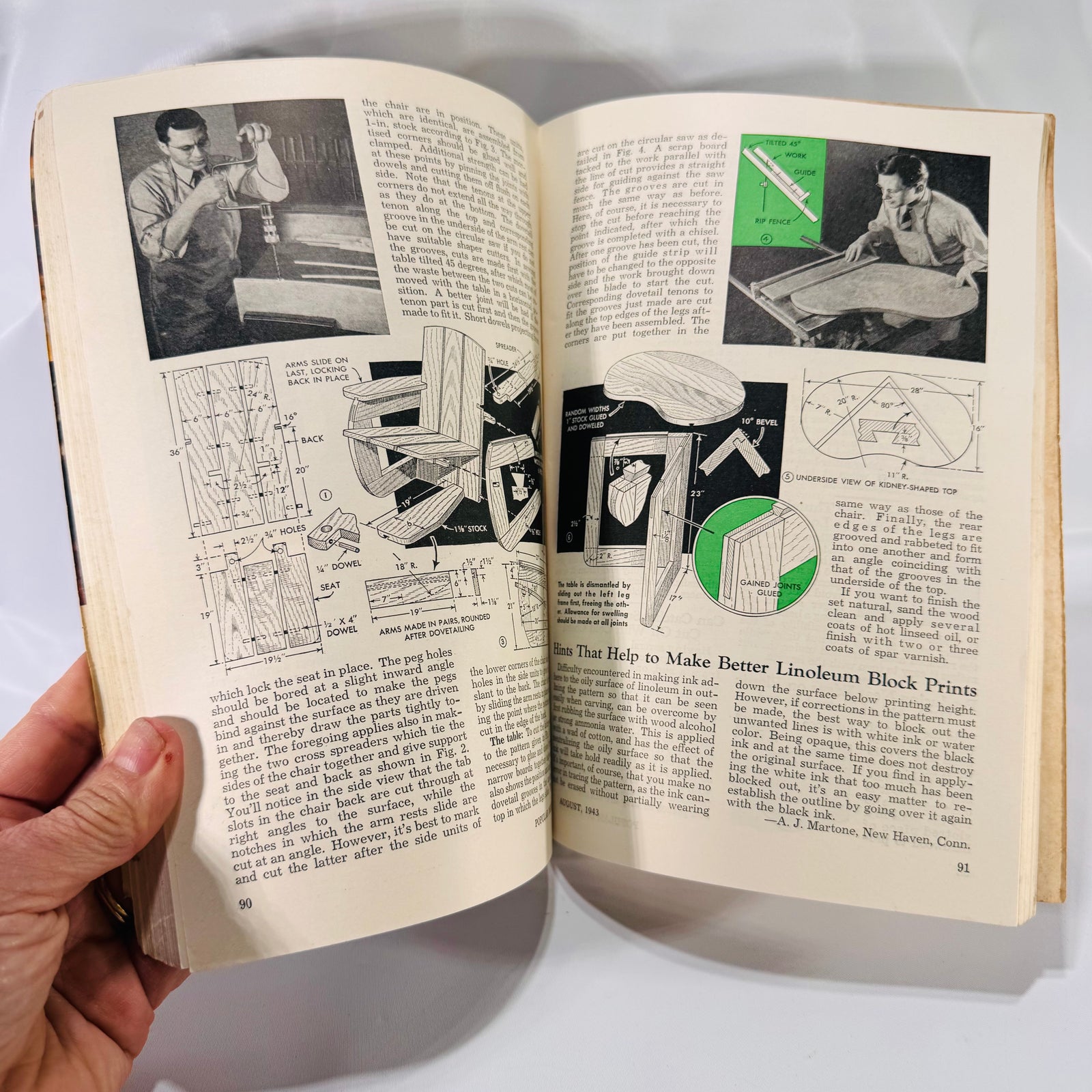 Vintage Military & Technology Magazines – Popular Mechanics (1943) & Army Information Digest (1961)