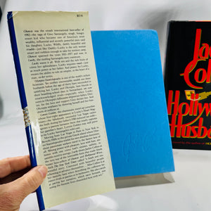 Jackie Collins 1980s Women’s Fiction Bundle — Lucky & Hollywood Husbands (1985–1986) — Simon & Schuster | Vintage Glam Fiction, Romance