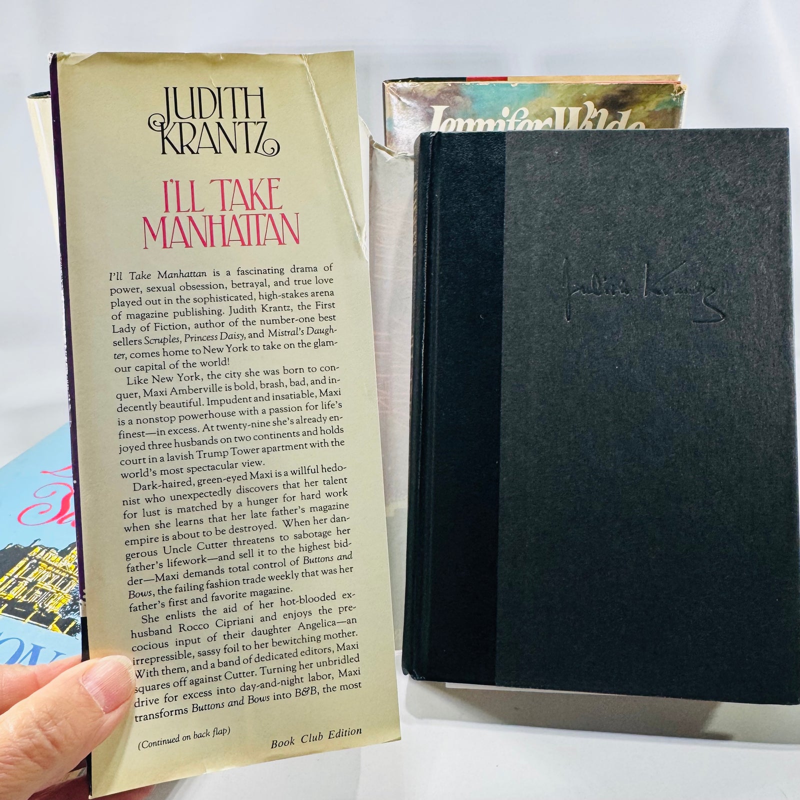 Vintage Women’s Fiction & Historical Romance Bundle (1980s) — Woodiwiss, Krantz, Steel, Wilde | Dust Jackets, Book Club Editions, Women’s Fiction