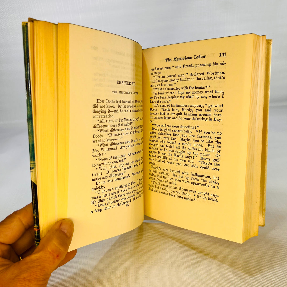 Chapter XII opening, The Mysterious Letter, The Flickering Torch Mystery 1943