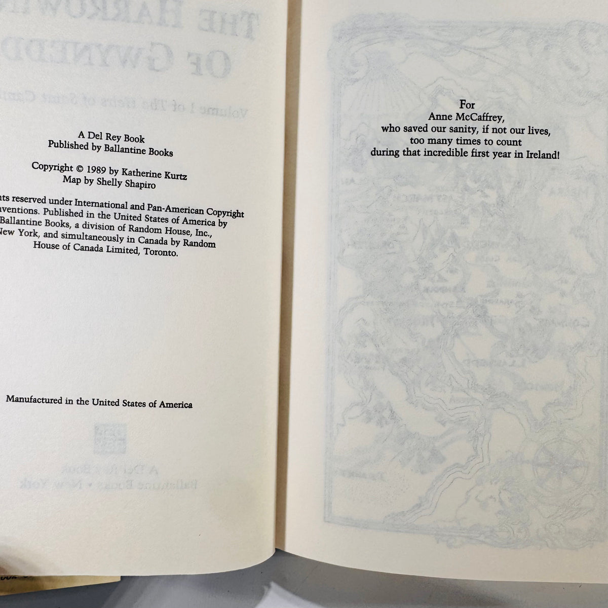 The Harrowing of Gwynedd by Katherine Kurtz | Vintage Fantasy Hardcover