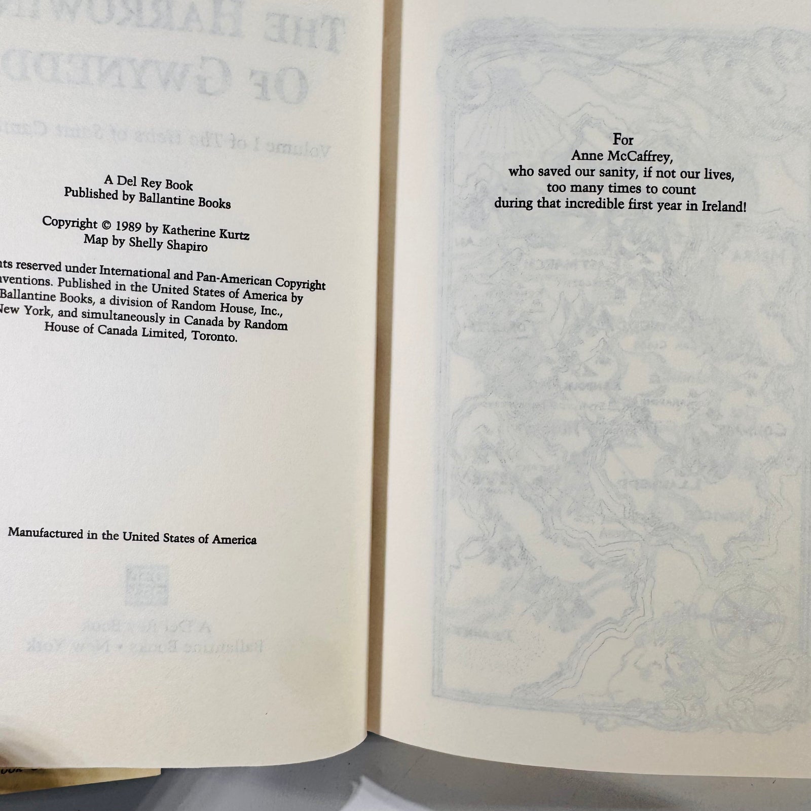 The Harrowing of Gwynedd by Katherine Kurtz | Vintage Fantasy Hardcover