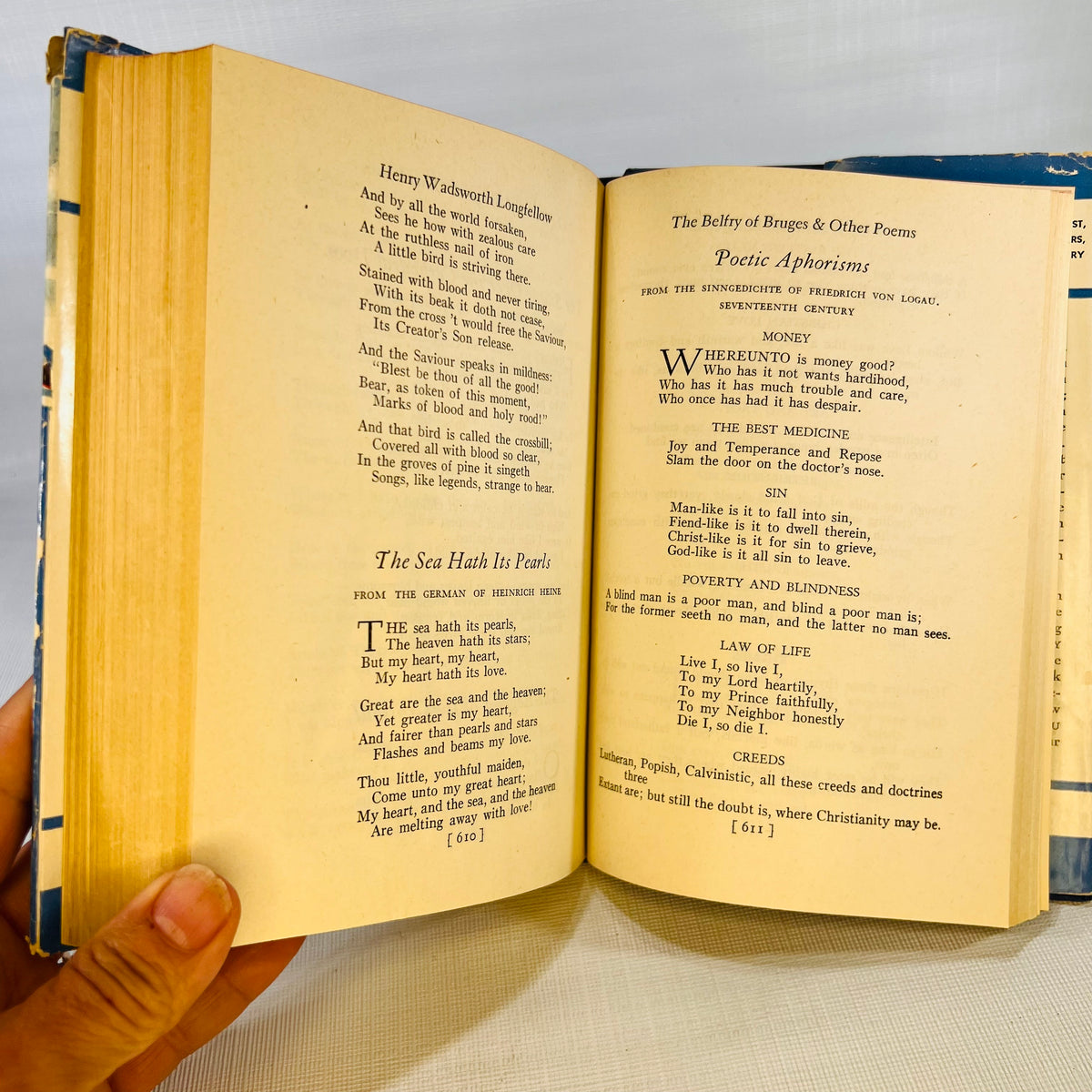 The Poems of Longfellow A Modern Library Book Number 56 Random House