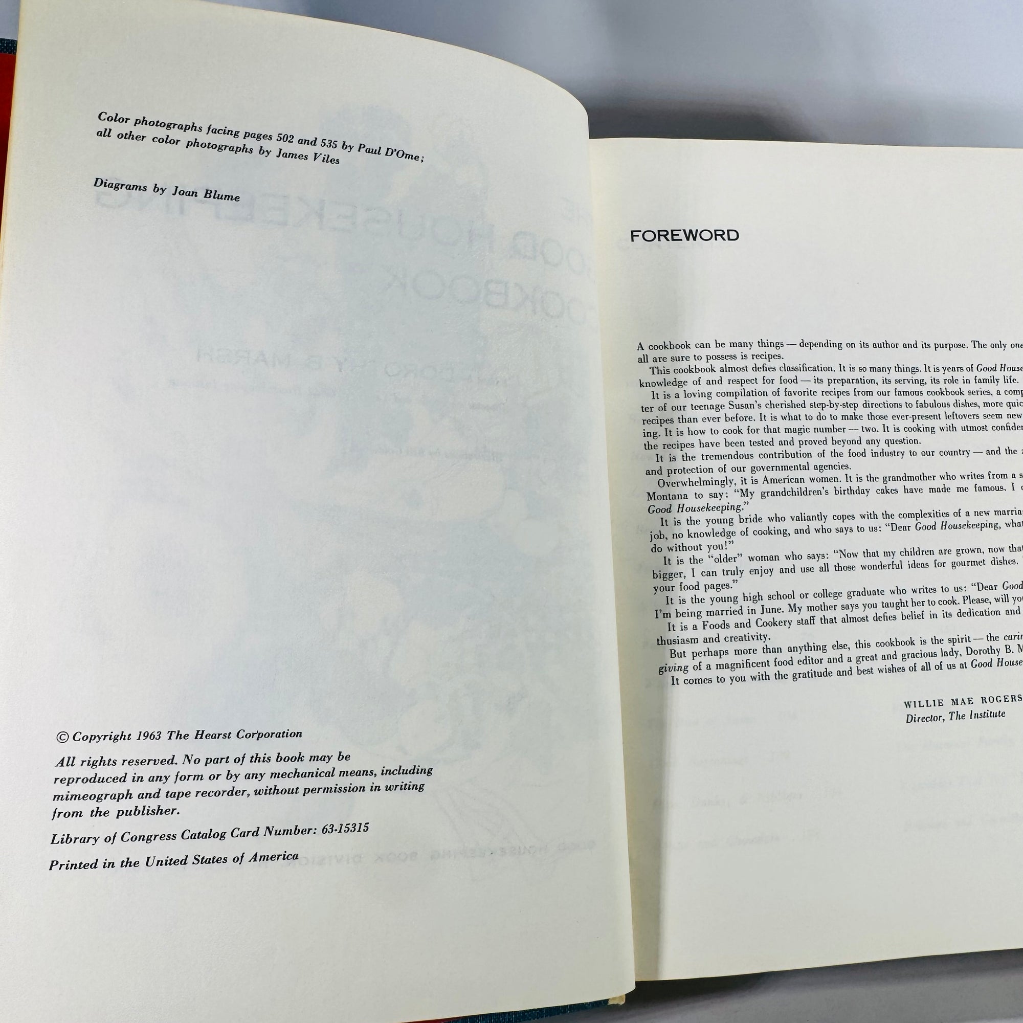 Culinary History — The Good Housekeeping Cookbook (1963) — Dorothy B. Marsh | Illustrated Classic, Homemaking & Recipes