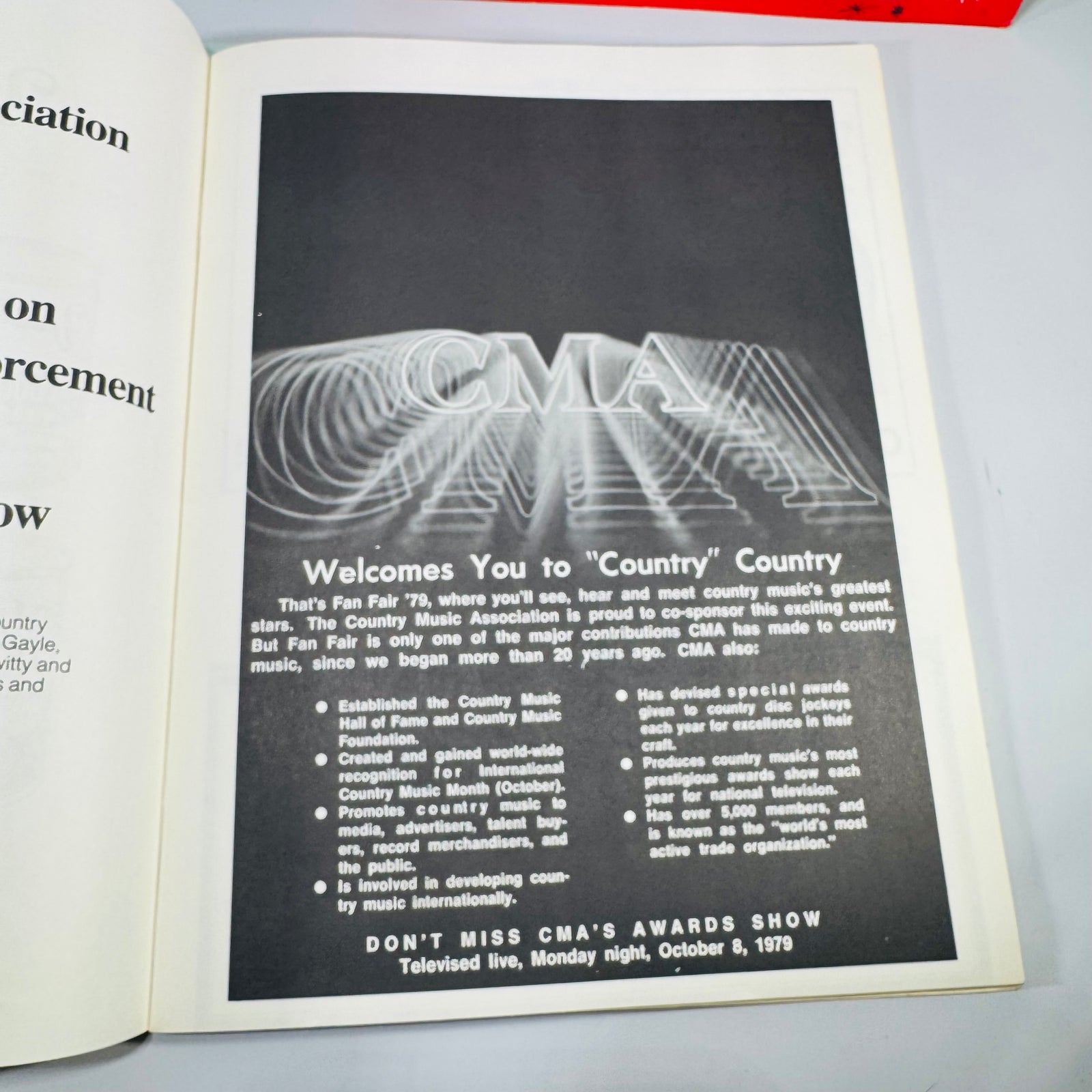 Vintage Country Music Program Bundle 1979 Nashville Fan Fair George Jones Tammy Wynette Autograph