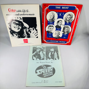 Vintage Country Music Program Bundle 1979 Nashville Fan Fair George Jones Tammy Wynette Autograph