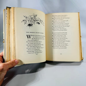 Best Loved Poems of James Whitcomb Riley | 1929 Blue Ribbon Books Omnibus Edition | Illustrated Vintage Poetry Book