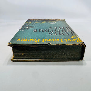 Best Loved Poems of James Whitcomb Riley | 1929 Blue Ribbon Books Omnibus Edition | Illustrated Vintage Poetry Book