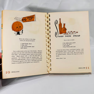 Hors D'oeuvres: Favorite Recipes from Embassy Kitchens 1959 Vintage Cookbook