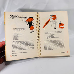 Hors D'oeuvres: Favorite Recipes from Embassy Kitchens 1959 Vintage Cookbook