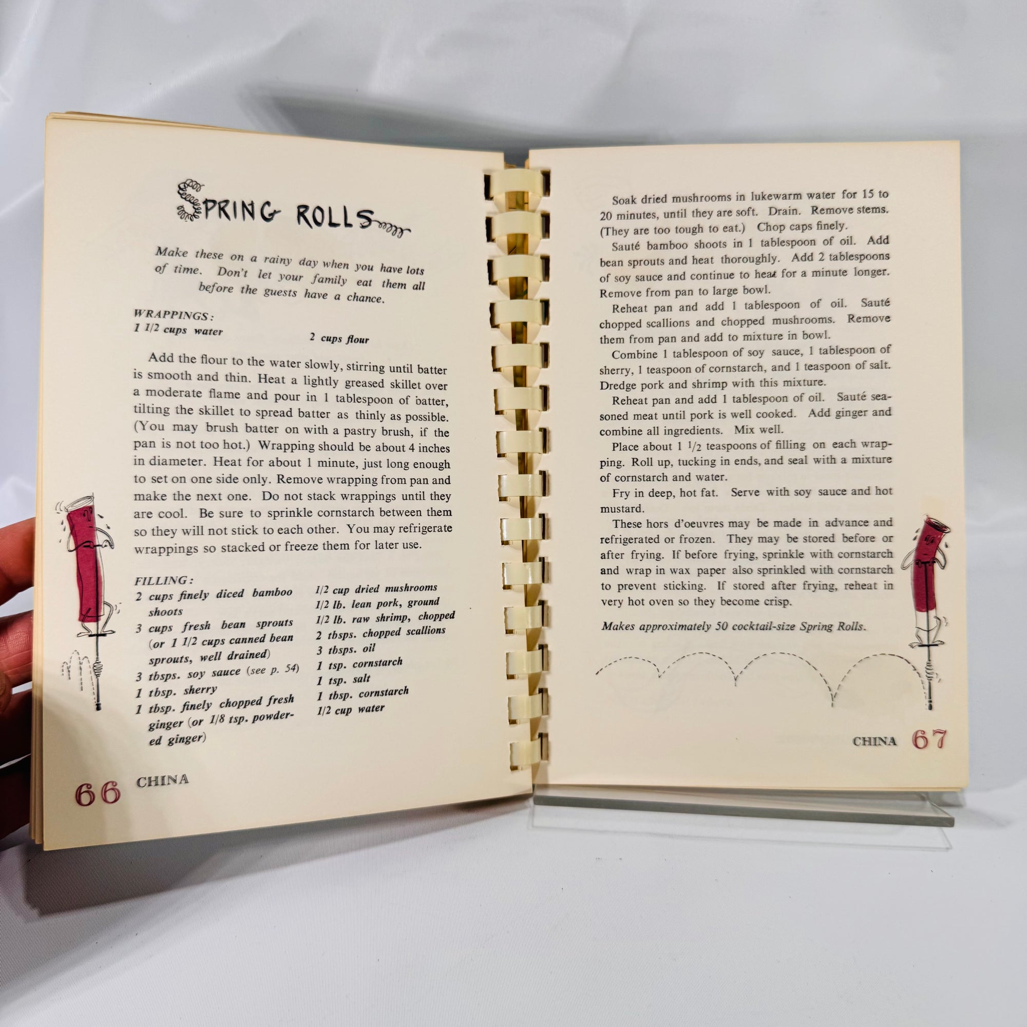 Hors D'oeuvres: Favorite Recipes from Embassy Kitchens 1959 Vintage Cookbook