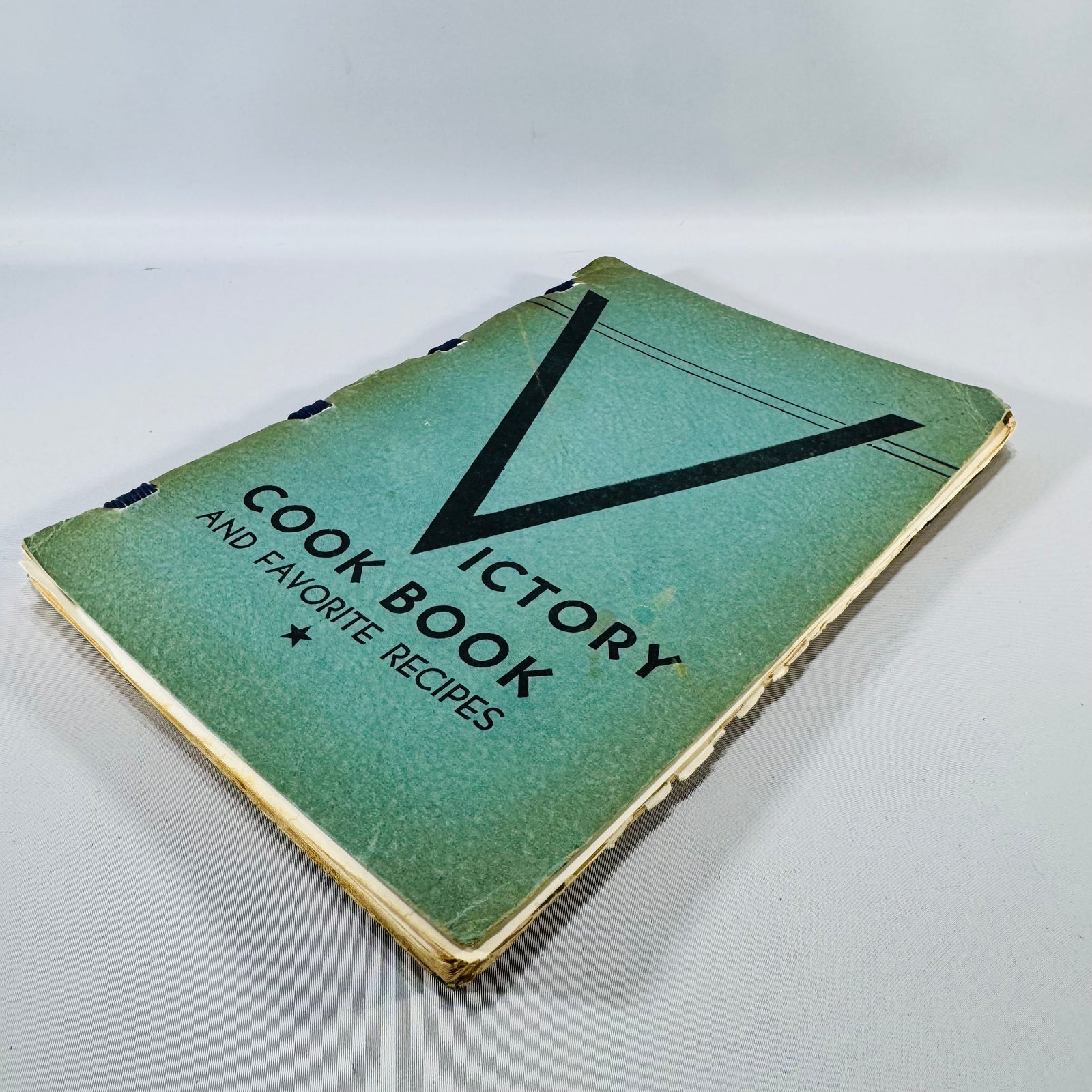Vintage Victory Cook Book and Favorite Recipes 1943 Wartime Spiral Cookbook