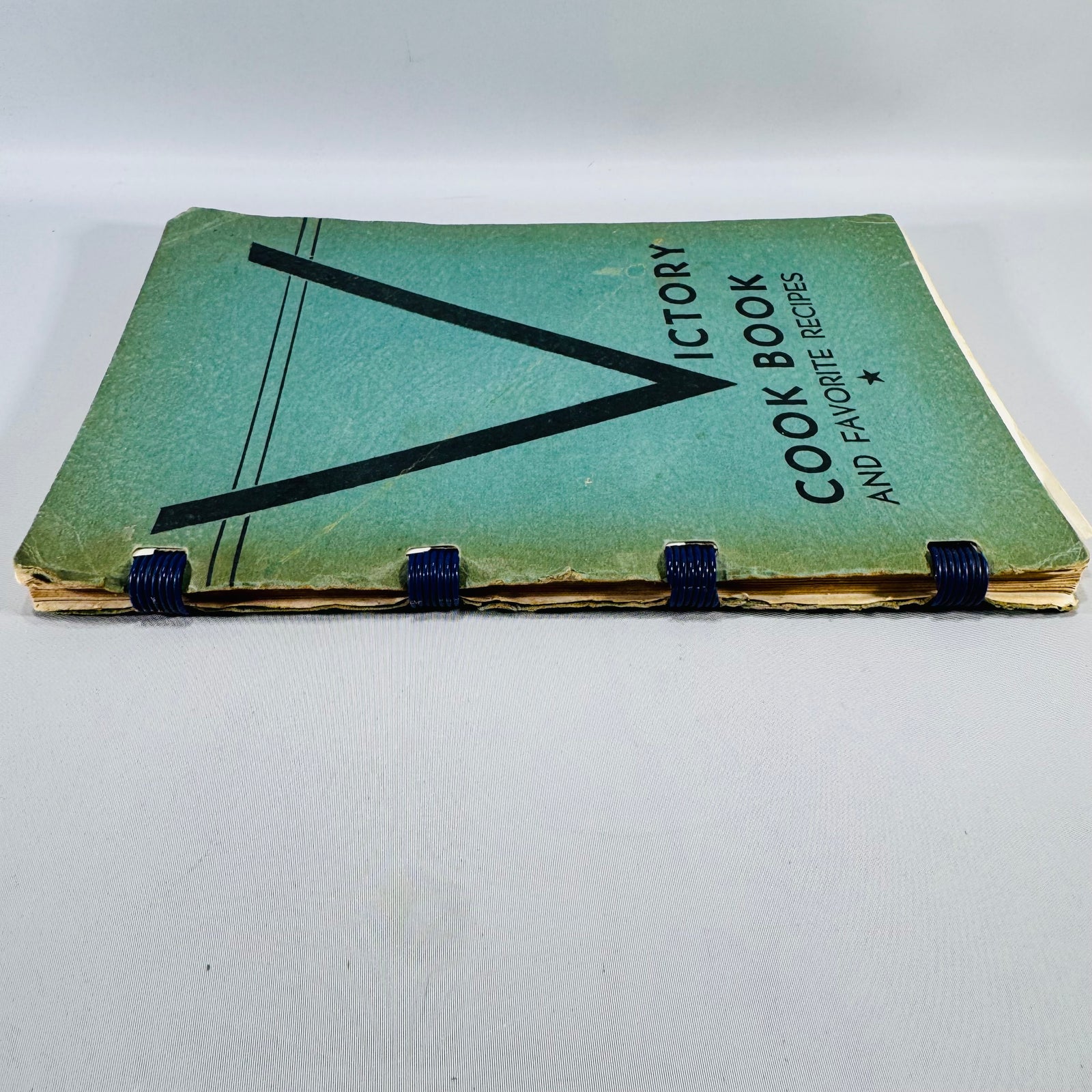 Vintage Victory Cook Book and Favorite Recipes 1943 Wartime Spiral Cookbook