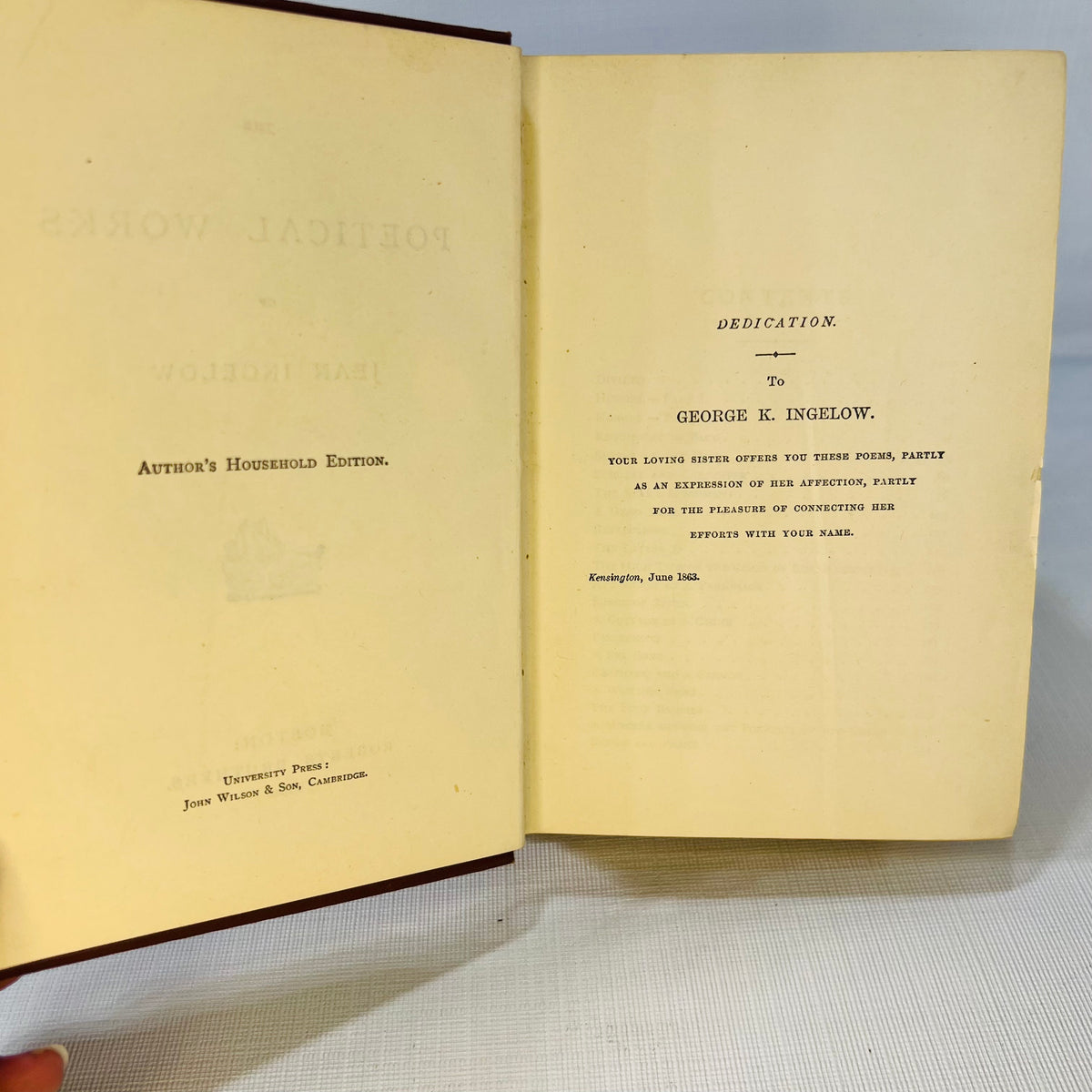 Jean Ingelow's Poems 1880 Roberts Brothers