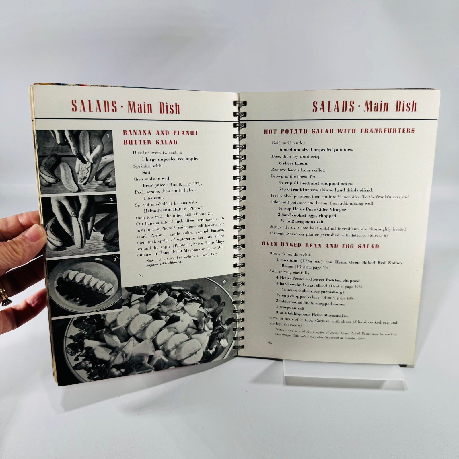 Vintage Heinz Recipe Book 1939 Spiral Bound Advertising Cookbook