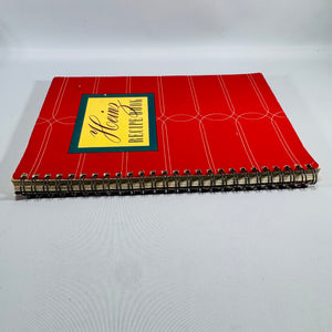 Vintage Heinz Recipe Book 1939 Spiral Bound Advertising Cookbook