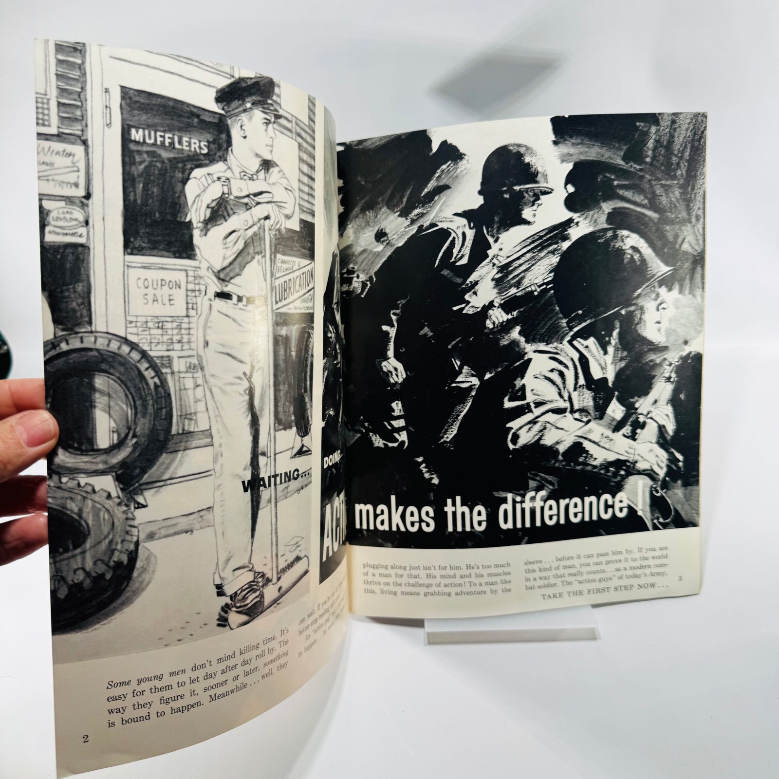 Vintage U.S. Army Recruiting Booklet The Mark of a Man 1964 Combat Arms Pamphlet
