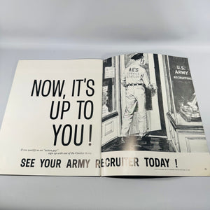 Vintage U.S. Army Recruiting Booklet The Mark of a Man 1964 Combat Arms Pamphlet