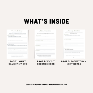 History You Can Hold | Books + Memorabilia Printable PDF