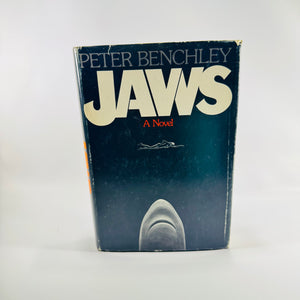 Jaws Peter Benchley 1974 Doubleday Hardcover with Dust Jacket Shark Thriller Novel