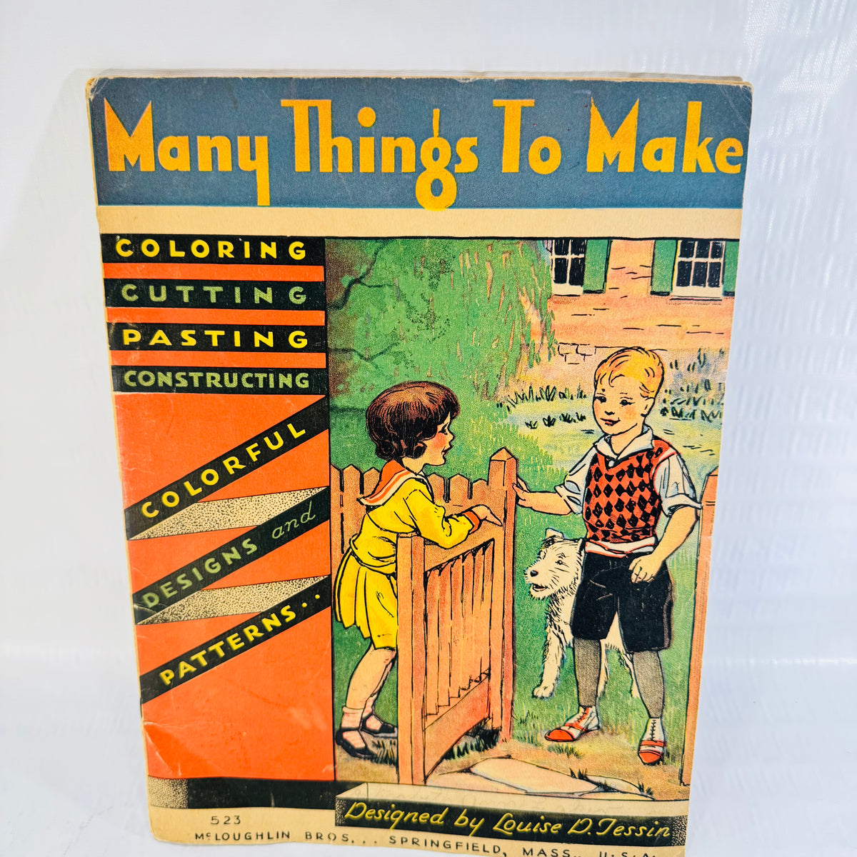 Many Things to Make No. 523, 1931 McLoughlin Bros. Craft Book by Louise D. Tessin