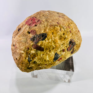 Large Michigan Puddingstone Display Rock 6 lb 4 oz Natural Jasper Conglomerate Quartzite Specimen