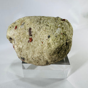 Michigan Puddingstone Rock Specimen Red Jasper Quartzite Great Lakes Display Stone