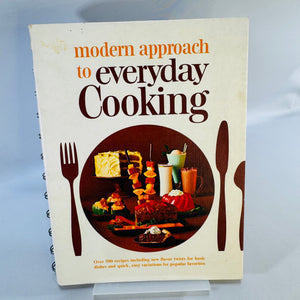 Vintage 1966 Spiral Bound Cookbook Modern Approach to Everyday Cooking American Dairy Association