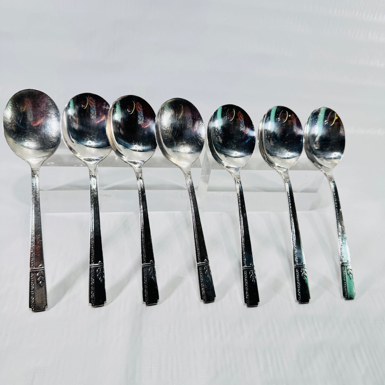 Oneida Grenoble 1938 Prestige Plate Teaspoons Set of 7