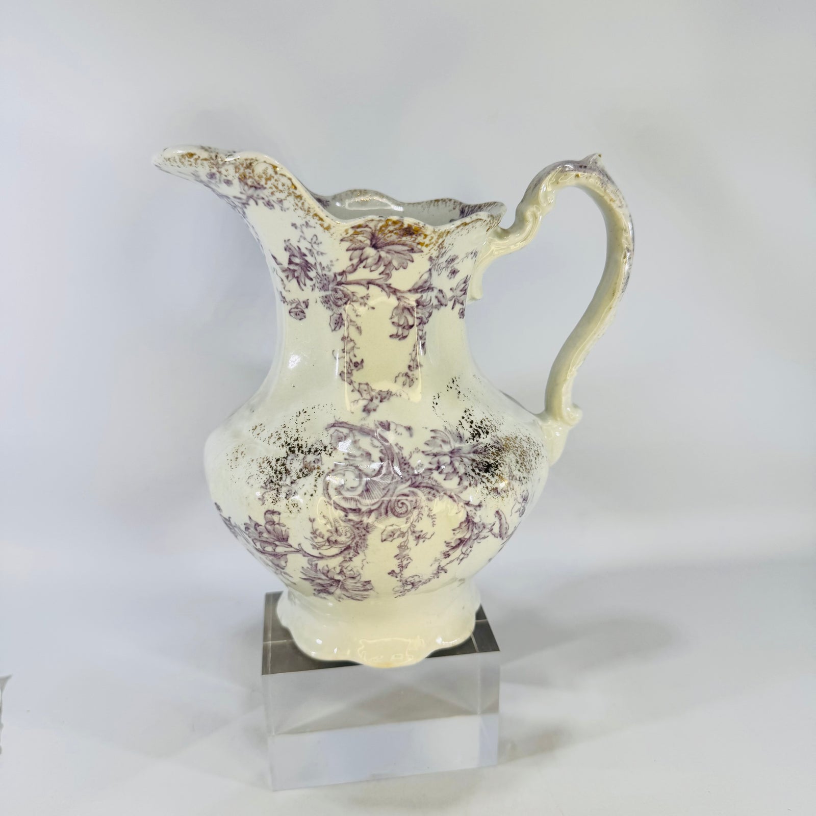 Pitcairns Limited Colwyn 11 Victorian Transferware Pitcher 1894 to 1901